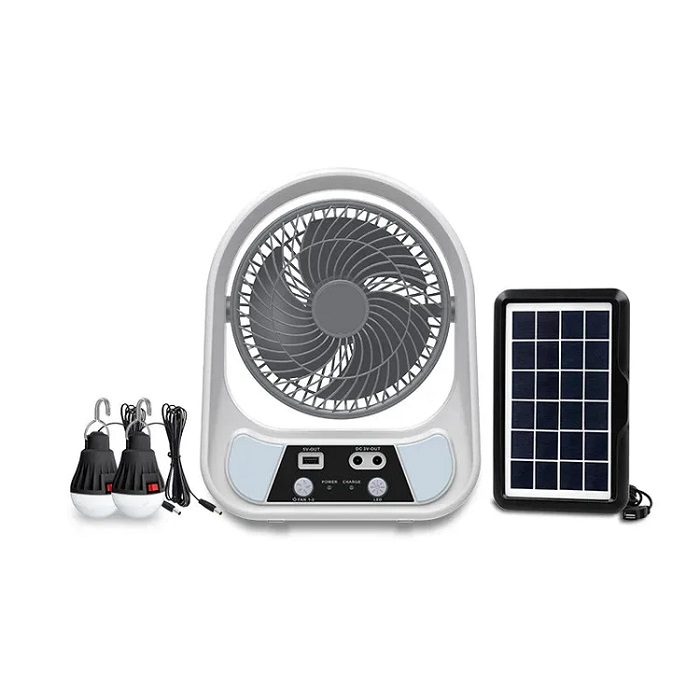 پنکه خورشیدی و شارژی قابل حمل مدل EP-608 | Easy Power