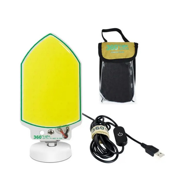 چراغ کمپینگ 360 لایت مدل TM-20 COB با استند آهنربایی